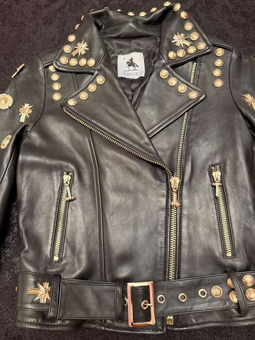 Дамско кожено яке