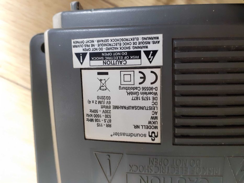 radiocasetofon SoundMaster Germany