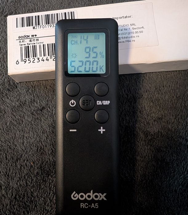 Lampa Video LED  Godox LEDP-260C Bi-Color +Telecomanda+ Acumulatori