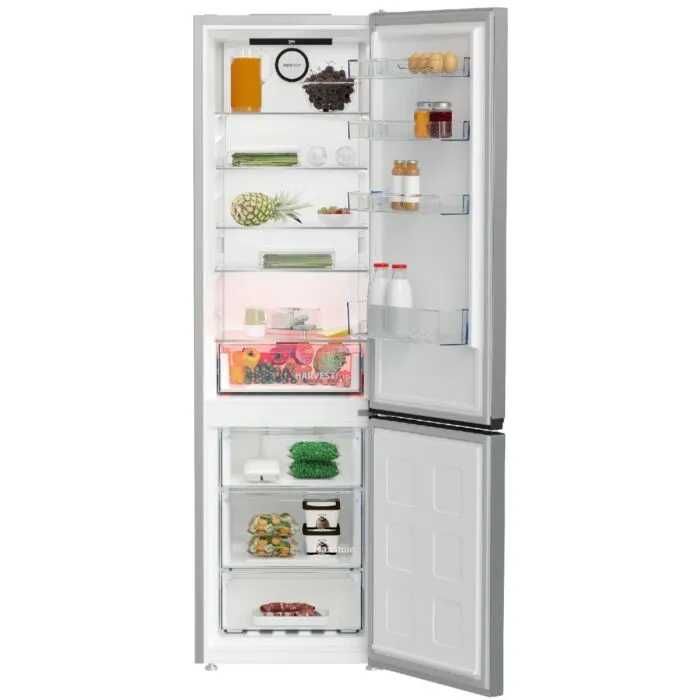 Нов инверторен хладилник с фризер Beko B3RCNA404HXB b300 203 см