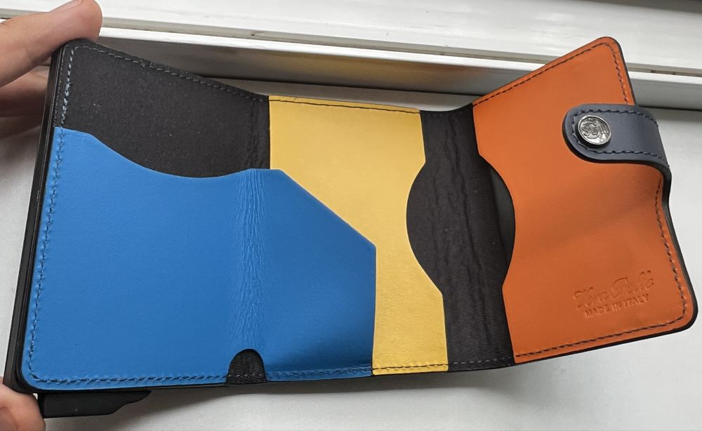 Portofel made in Italy cu protectie RFID/NFC