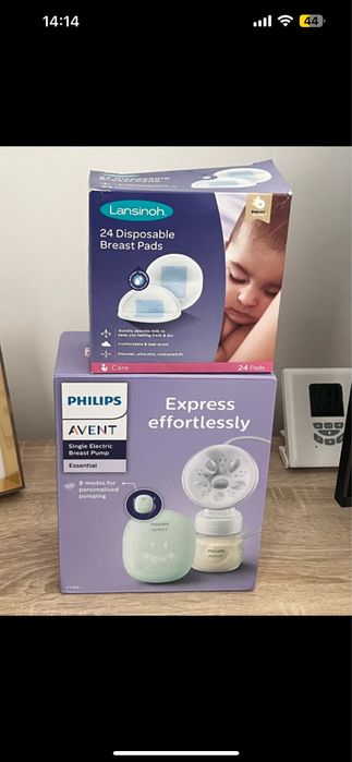 Pompa de san Philips Avent + tampoane de san cadou si pastile