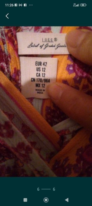 Rochie  lunga portocalie măr L