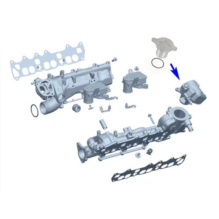 ЕГР заместител EGR delete MERCEDES Мерцедес  3.0 CDI Jeep Chrysler 3.0 CRD V6 OM642 Z_EGR_146Z