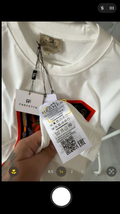 Tricou Hermes LV Off White D&G
