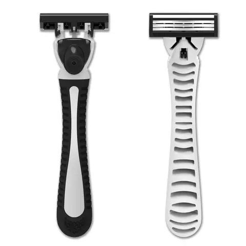 Soqol olish uchun ustaralar" 3 lezvali 1ta dasta va 17 boshchali "