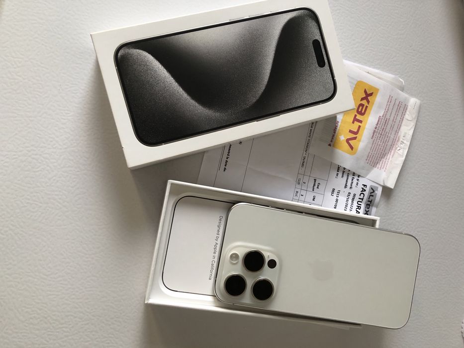 IPhone 15 pro 128gb impecabil fără defecte probleme