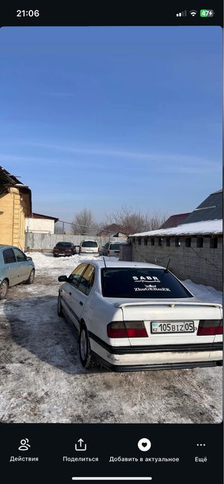 Ниссан примера белый