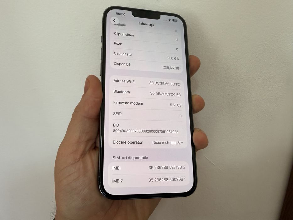 Iphone 13 Pro Max, 256 gb, Blue