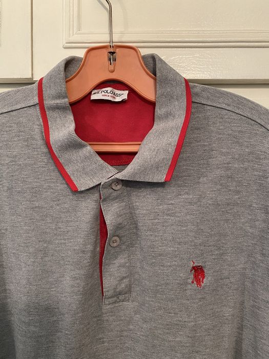 U.S. POLO ASSN тениска в сив меланж