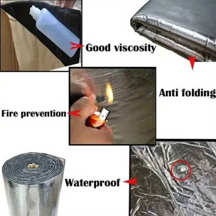 Самозалепваща Шумоизолация Топлоизолация за кола 5мм , 10мм и 20мм