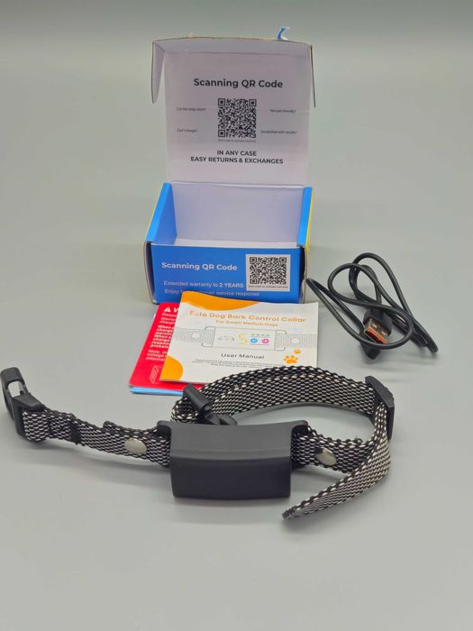 Антилай нашийник за куче- без шок, с сигнал и вибрация, 5 степени