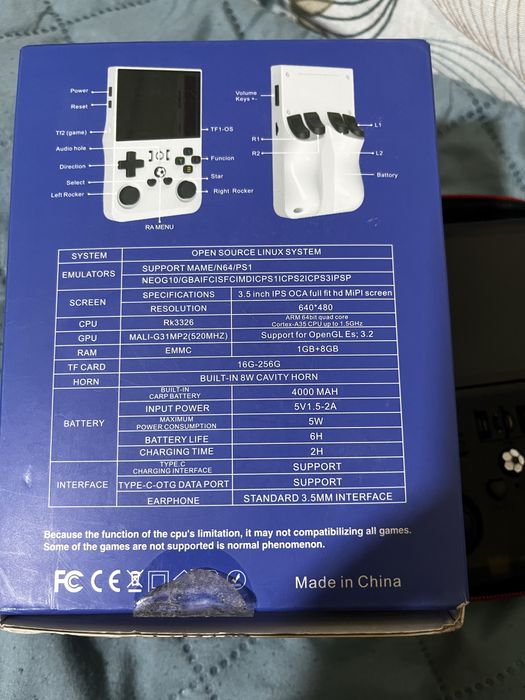 Consola de jocuri portabila Retro R40 Max Open source linux