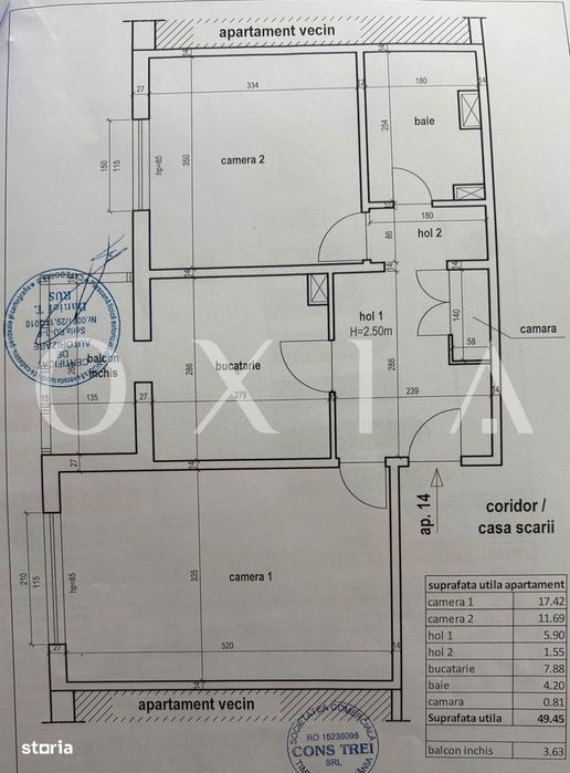 SX805 Girocului- Etaj Intermediar - Disponibil Imediat
