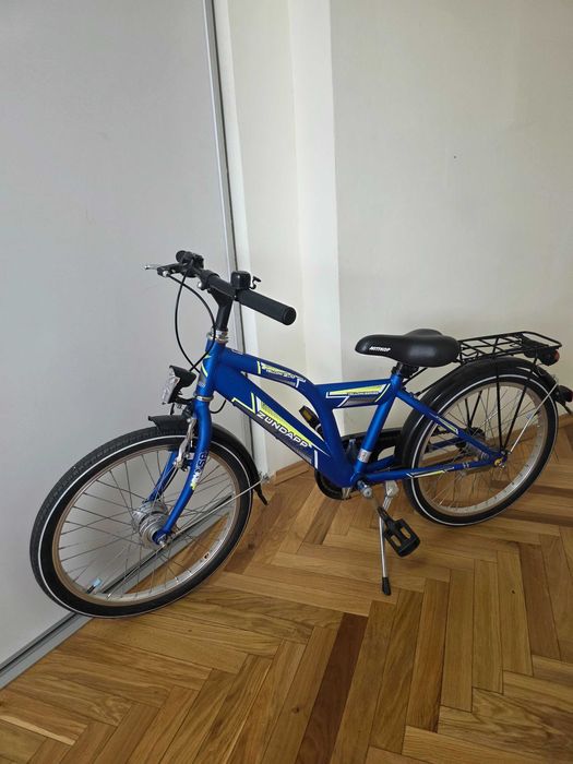 Vând bicicletă copii Zündapp Yellow 2.0, roți 20 inch, culoare albastră, ca noua