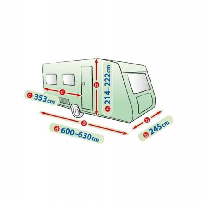 Покривало за МПС Kegel Mobile 630EF Caravan – Водоустойчиво, Дишащо, Пропускащо Изпаренията, За Целогодишна Употреба