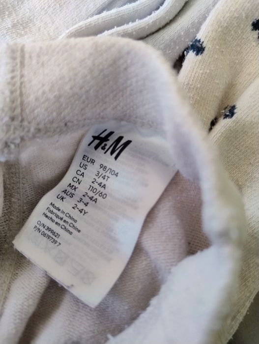 5 dresuri /  ciorapi lungi fetița 98/104 2-4 ani H&M