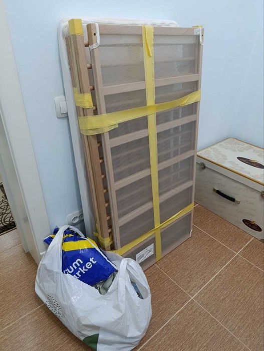 Детская кроватка Б/У от ИКЕА в разобранном состоянии, качественная