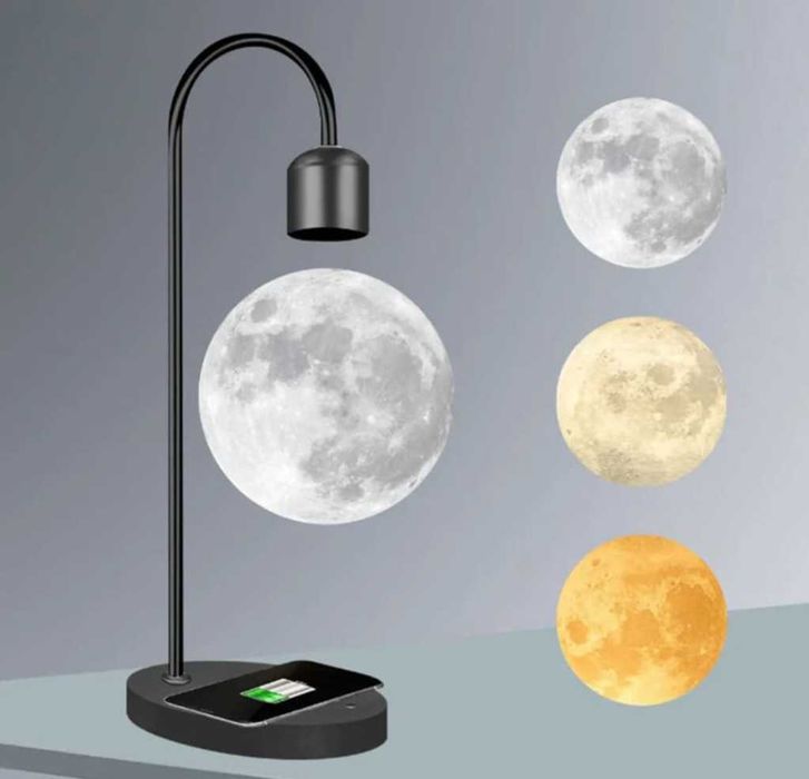 Lampă cu încărcarea wireless pentru telefon