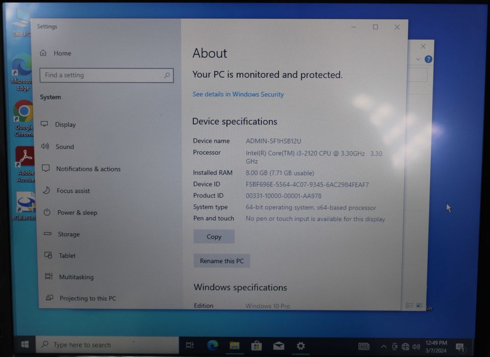 POS компютър SAGA SGS-150 ALLInOne 15'' Touch