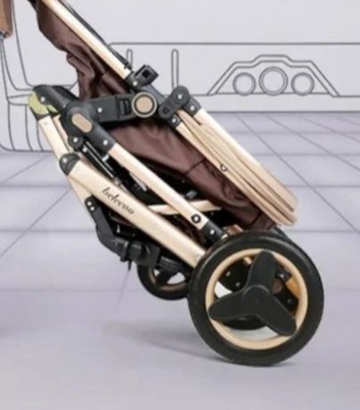 Căruț bebe 2 in 1