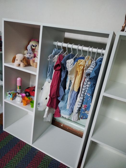 Вешалка гардероб, стеллаж для игрушек детские