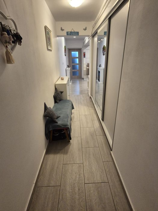 Apartament 2 camere mobilat si utilat, loc de parcare inclus, 62mp total(56 mp utili), etaj 2 bloc nou Pepinierii 7