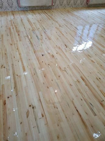 Качественная шлифовка паркета деревянных полов. Настил паркета