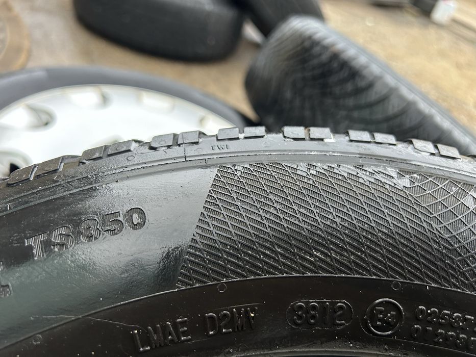 5х112 15 с зимни гуми 195 65 15 vw golf 5 pasat touran kadi