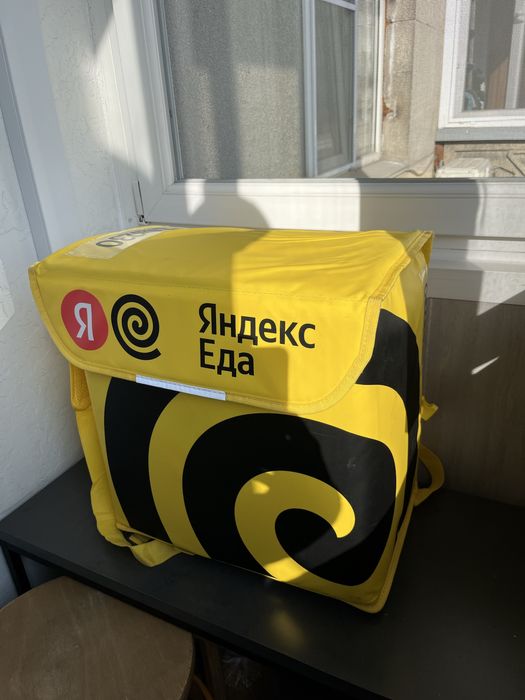 Термосумка термобокс для курьера яндекс