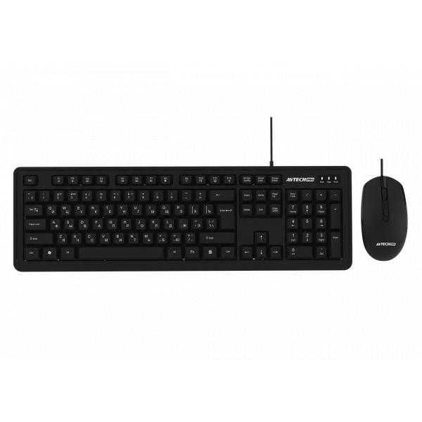 Комплект клавиатура+мышь AVTECH PRO C305 Black