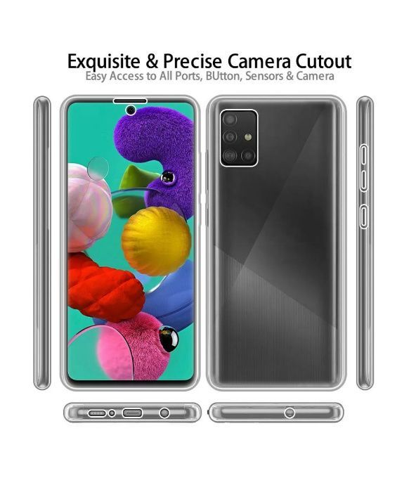 Husa CRYSTAL 360° fata + spate Samsung Galaxy A53 5G / A70 / A71 / A72