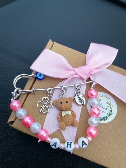 Амолет-талисман за бебешка количка. Персонализиран, уникален подарък.