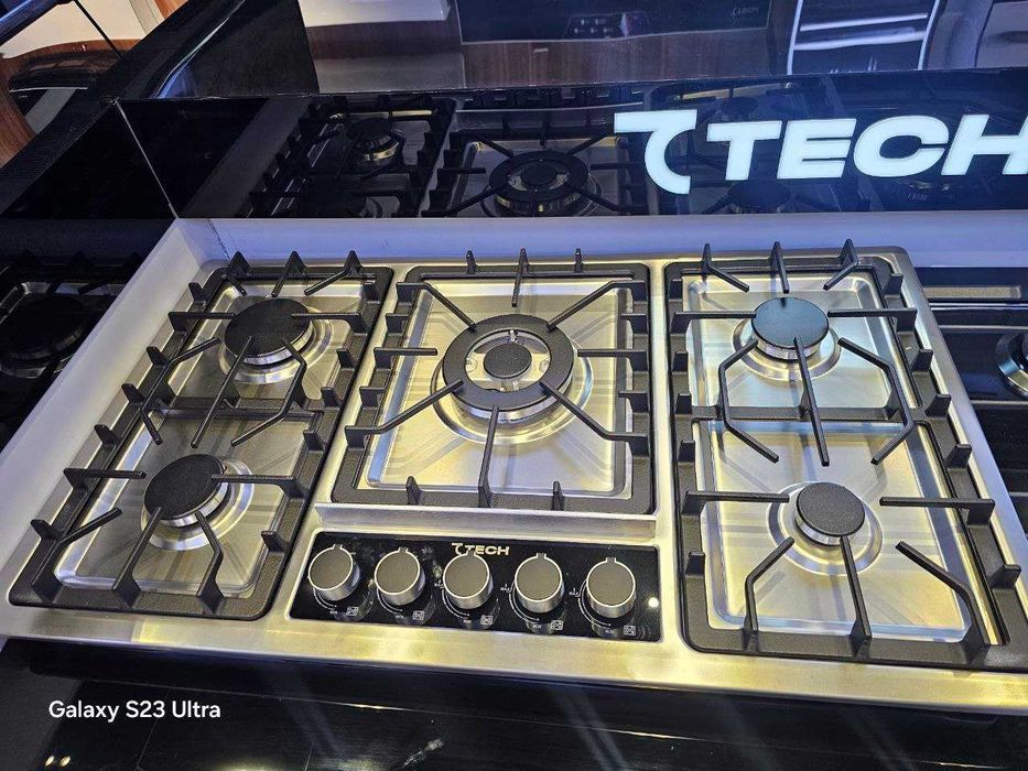 Варочная панель пять конфорок 7TECH + Доставка