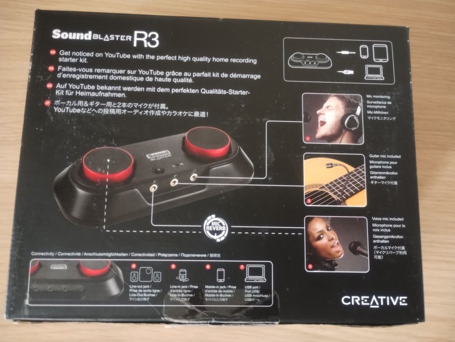 Аудио интерфейс звукова карта Creative Sound blaster R3