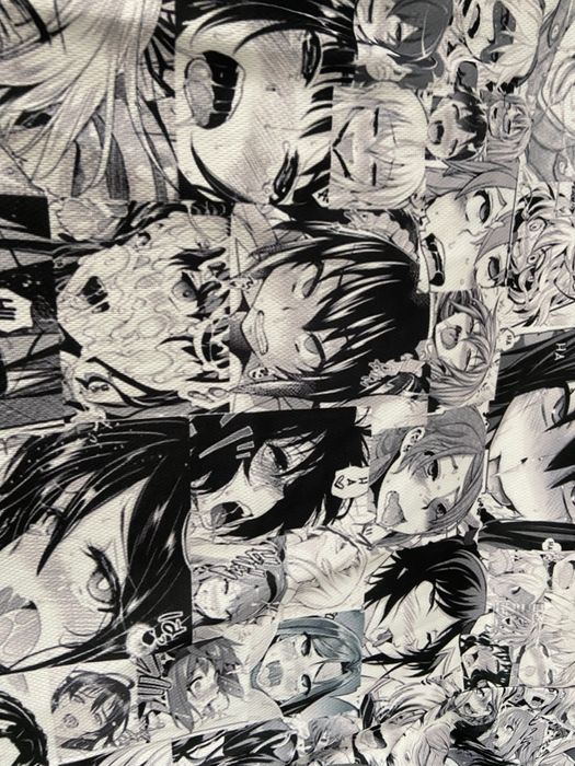 футболка hen tai ахегао аниме