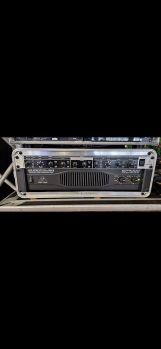 Behringer ep 4000 crossover super x pro cx 2310 case rack 3U ( dynacord rcf fbt jbl nexo line array korg shure vioara zeta jv45 makie electrovoice q )