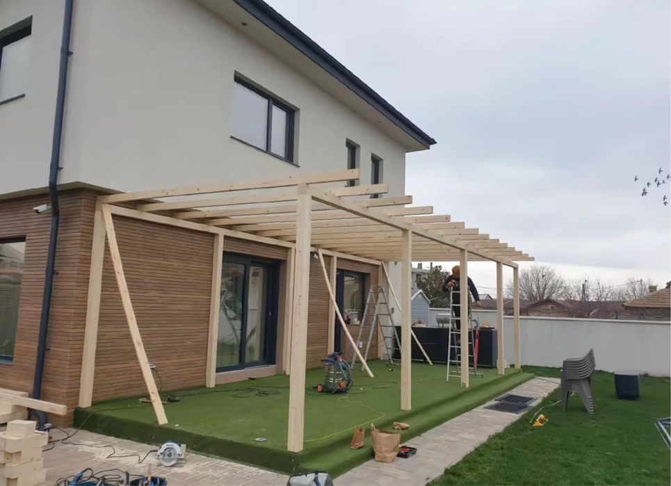 Terase foisor pergola casute de gradina din lemn