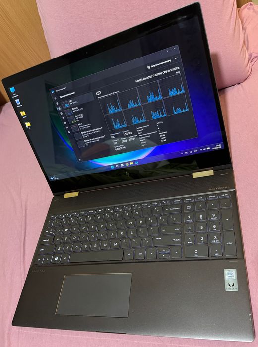 HP Spectre 15 x360 (i7-8705G/16Gb/256Gb/4Gb Radeon/15”4K IPS)