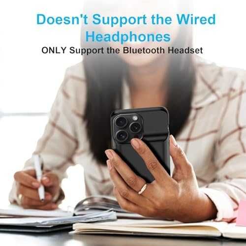 8500mAh Кейс Батерия телефон iPhone 15 Pro Max/Plus Айфон Power Bank