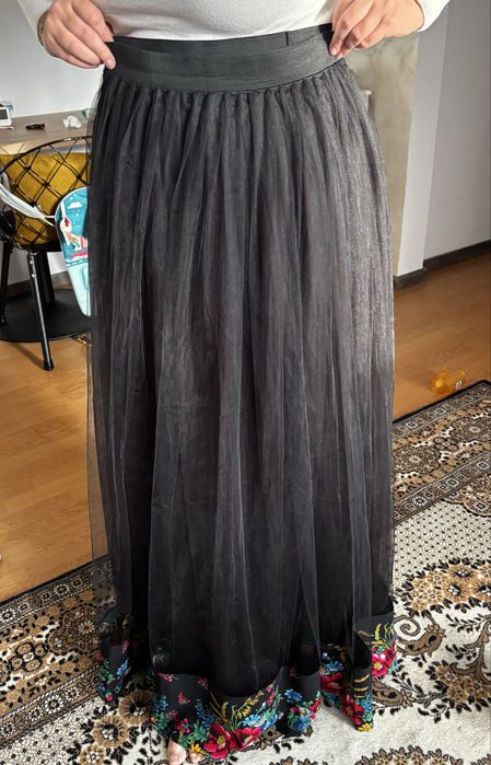 Fusta lunga tul designer roman M-L(38-44)