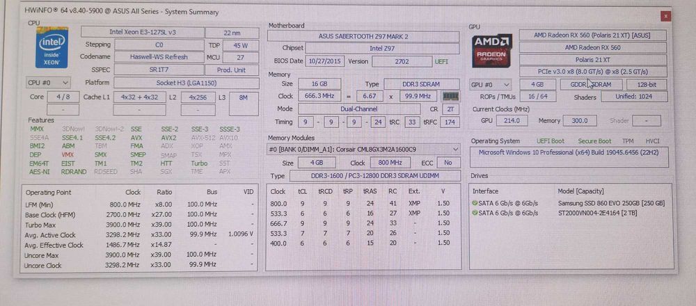 Unitate PC + 2 monitoare - 8 cores, 16gb, 250gb ssd, 2tb hdd