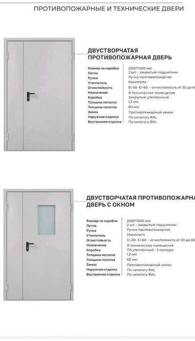 Противопожарная двери EI 60/90 сертифицирована.