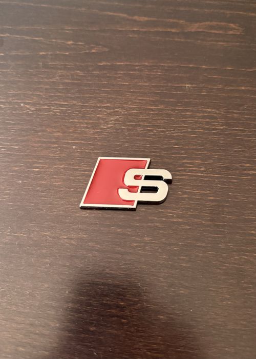 Емблема S-line Audi металик самозалепваща се
