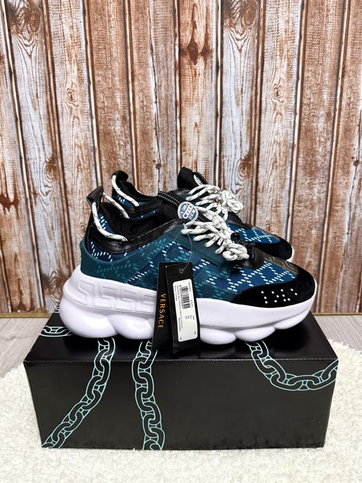 Versace Chain Reaction Blue Black