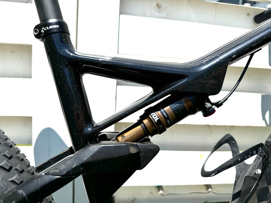 Bicicleta Cube AMS 100 Full carbon 29” Eagle AXS electronic Kashima mar L - MTB XC - cumparata din Romania cu factura