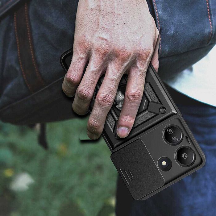 Xiaomi Redmi 13C - Удароустойчив Кейс Гръб CamShield