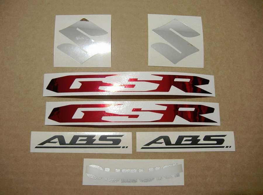 Стикери Сузуки 600 GSR 2006-2010г. лепенки Suzuki GSR600 ГСР емблеми