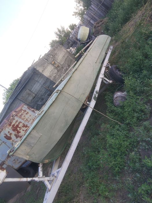 Лодка Казанка без крыльев