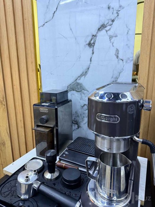 Кофеварка De'Longhi EC885.B Dedica Arte & Кофемолка DeLonghi | СРОЧНО!